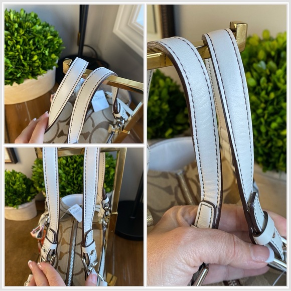 Coach Vintage Signature Gallery Tassel Tote Shoulder Bag - Picture 10 of 16